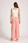 Treville Stripe Pant - Coral Shorts Eb & Ive 