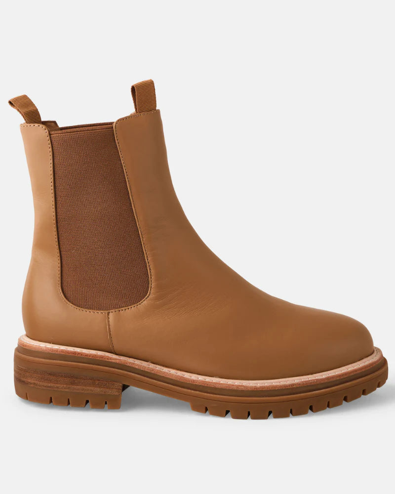 Oak Leather Boot Shoes Walnut Melbourne 