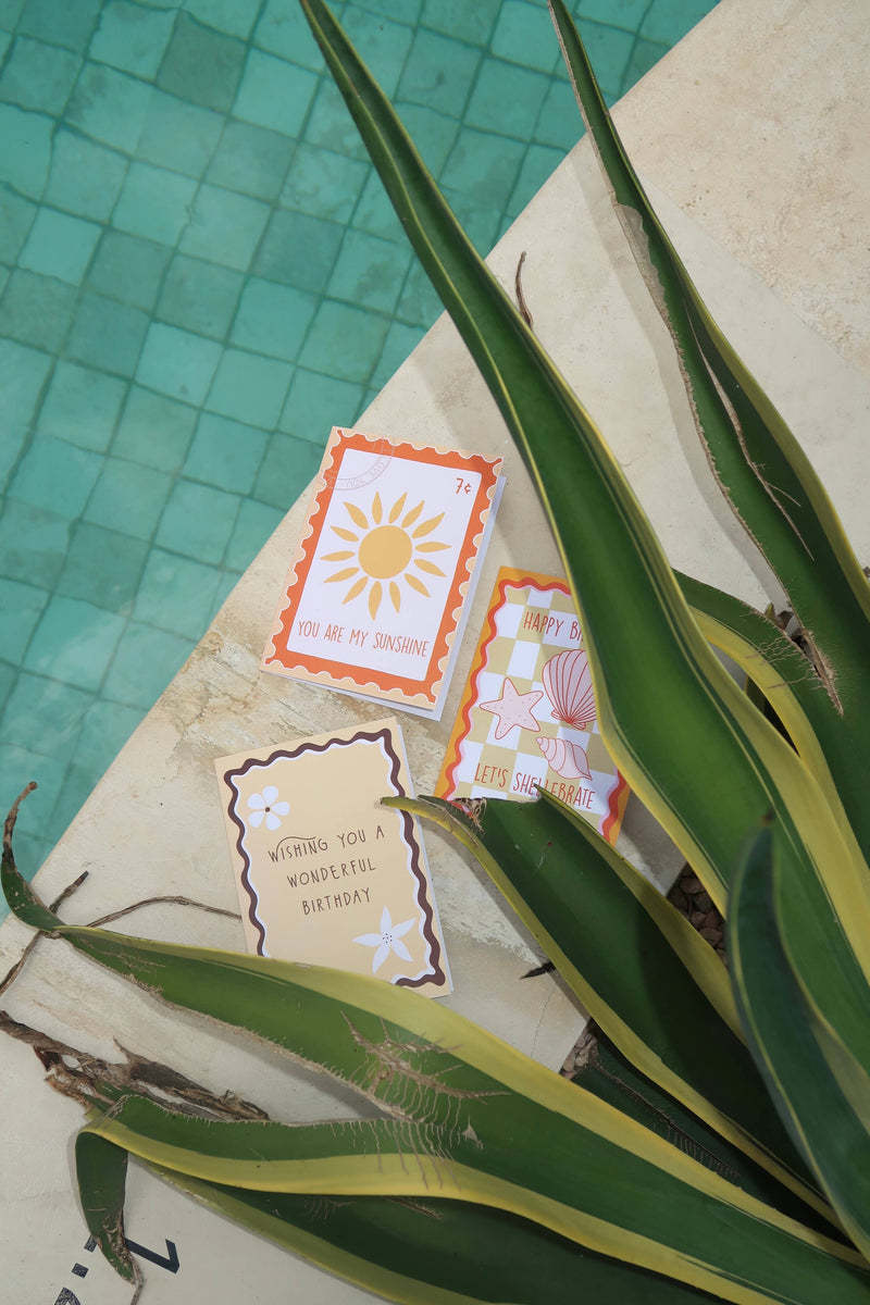 Happy Birthday Let’s Shellebrate: card cute shell aesthetic From Rosalie 