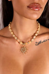 Aluna Necklace Bracelet Indigo & Wolfe 