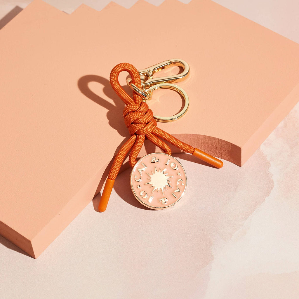 Hibiscus Bag Charm Keychain cai & jo 