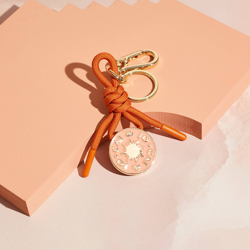 Hibiscus Bag Charm Keychain cai & jo 