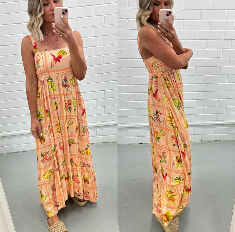 Sorbetto Maxi Dress Maxi Dress Label Of Love 