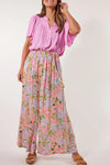 Botanical Pant - Sunset Hydrangea Pants Isle Of Mine 