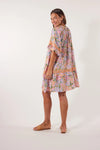 Flora Lace Dress - Sunset Hydrangea Dress Isle Of Mine 