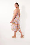 Flora Tank Dress - Sunset Hydrangea Dress Isle Of Mine 