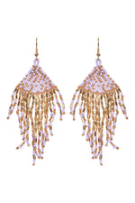 Soiree Tassel Earring Earrings Isle Of Mine Lilac 