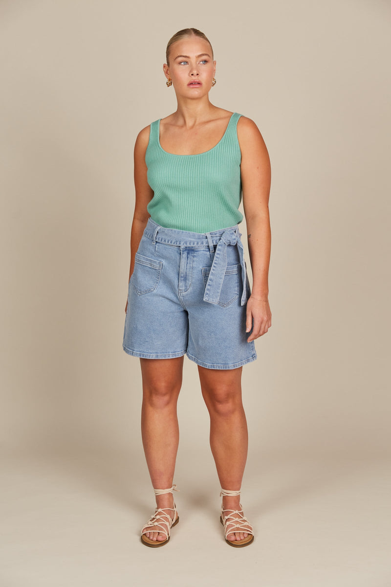 Margot Denim Short - Stellar Shorts Isle Of Mine 