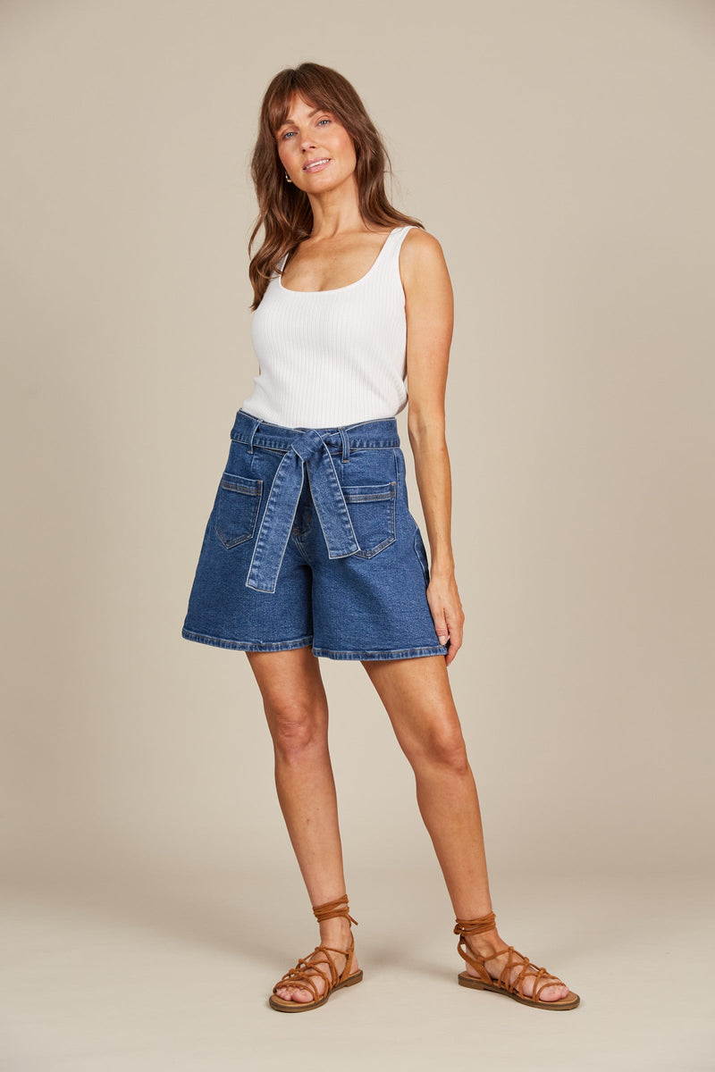 Margot Denim Short - Denim Shorts Isle Of Mine 