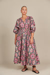 Remi Maxi - Olive Fleuron Dress Isle Of Mine 