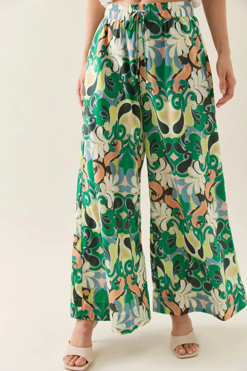 Aurora Pant - Paisley Pants Isle Of Mine 
