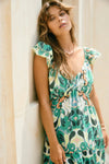 Aurora Frill Tank Dress - Paisley Dress Isle Of Mine 