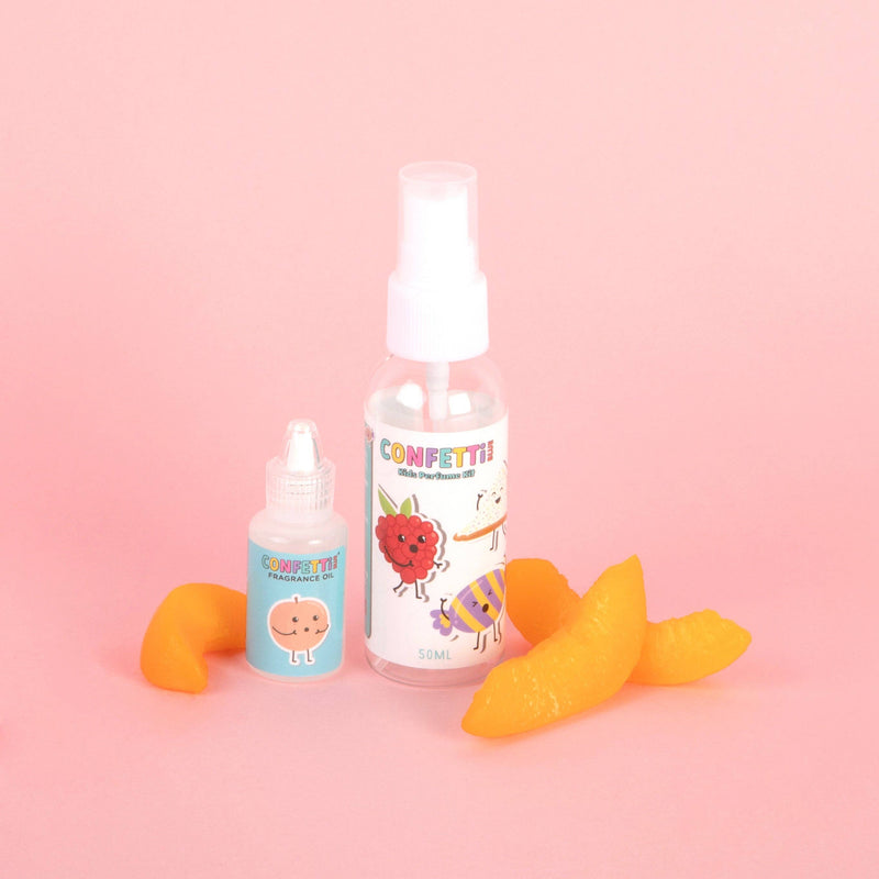 Sweet Peach Mini Perfume Making Kit Confetti Blue 