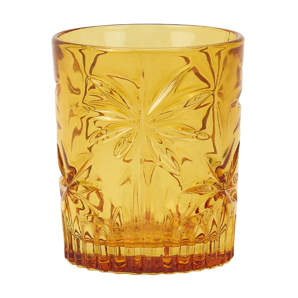PALM TUMBLER - AMBER 4pc Annabel Trends 