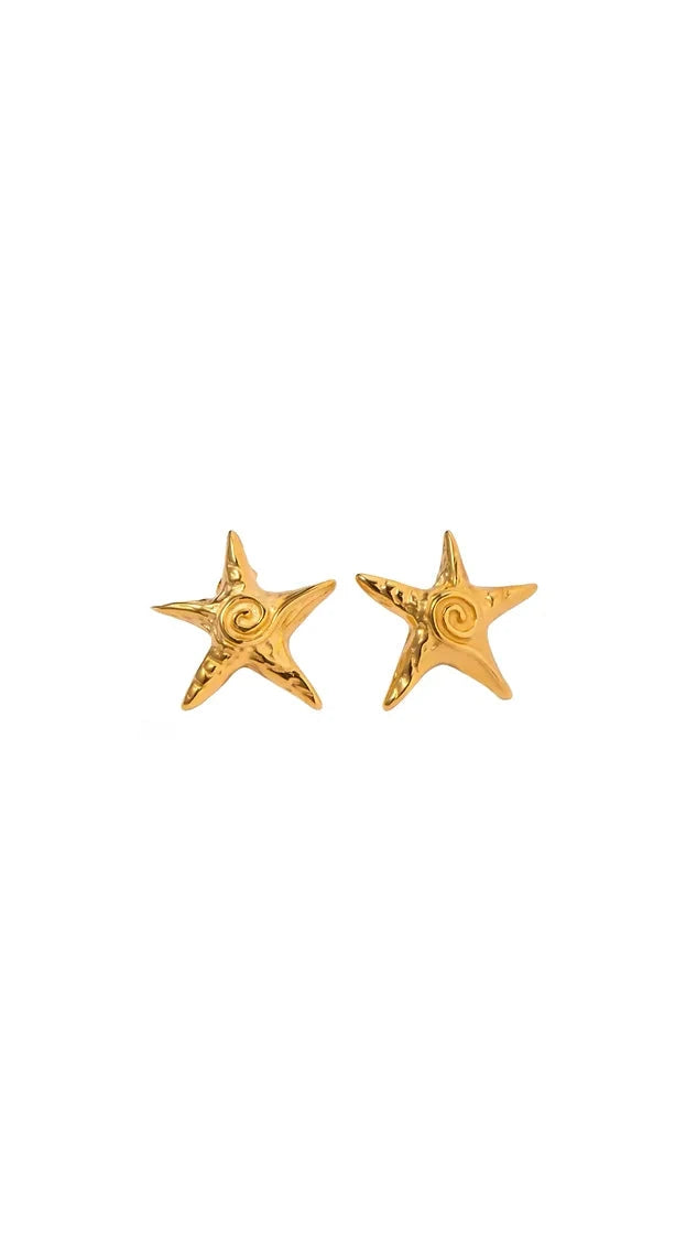 Chunky Starfish Earrings Sea Soul Home 