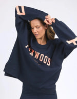 Interval Crew Navy With Peach Jumper Foxwood 