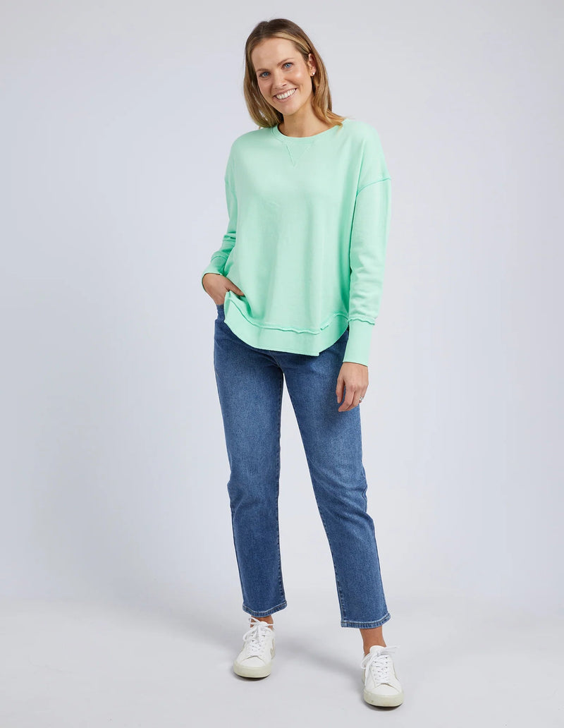 Delilah Crew - Mint Jumper Foxwood 