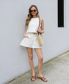 Tanner Contrast Stitch Top Paper Heart 