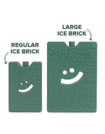 Forrest Green Large Ice Brick Water Bottle The Somewhere Co 