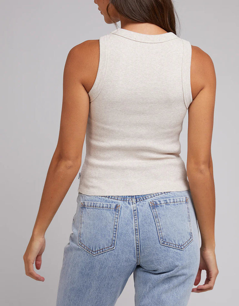 Greta Tank - Oat Tshirt Silent Theory 