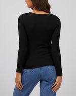 Hazel Long Sleeve - Black Tshirt Silent Theory 