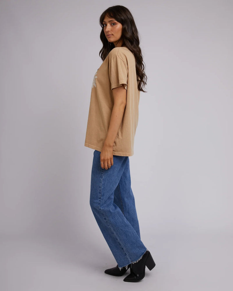 Living Life Standard Tee - Oatmeal Tee All About Eve 