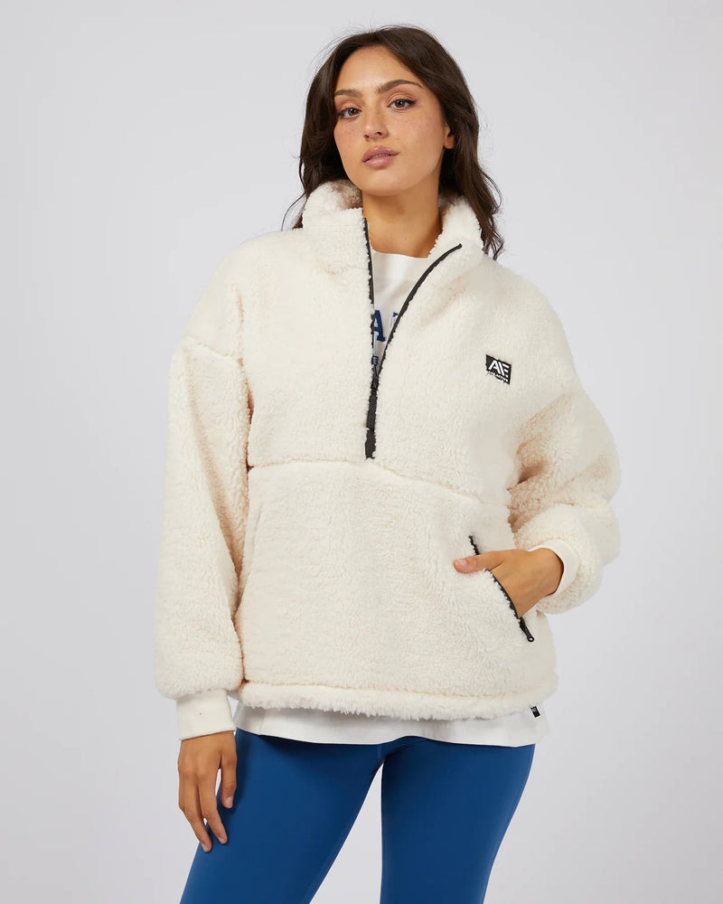 Amara Quarter Zip Teddy Jumper All About Eve 