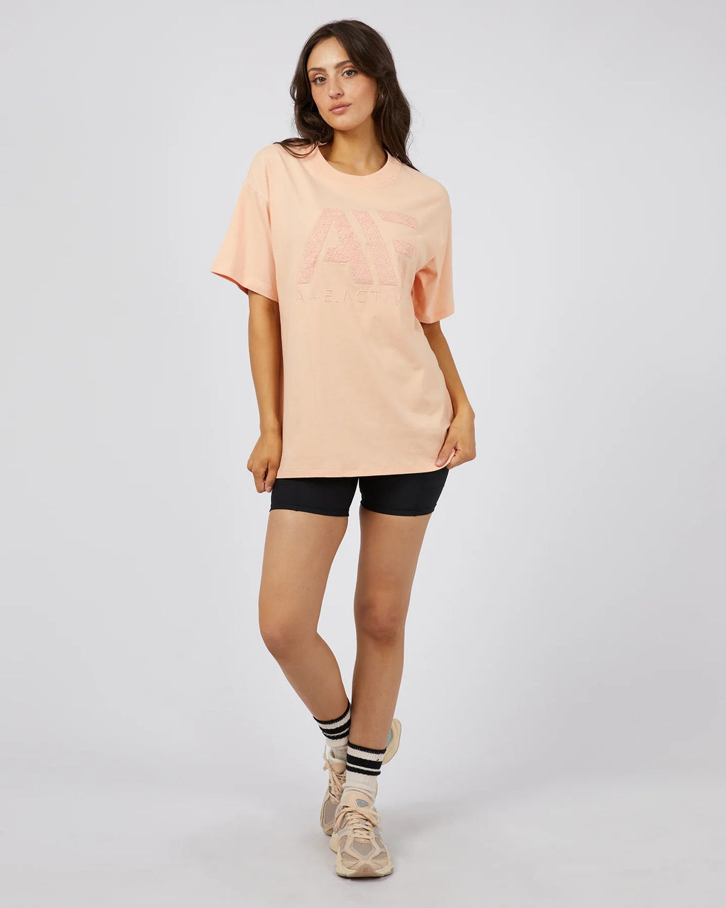 Base Active Tee Peach Tee All About Eve 