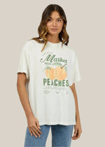 Valencia Tee Vintage White Tee All About Eve 