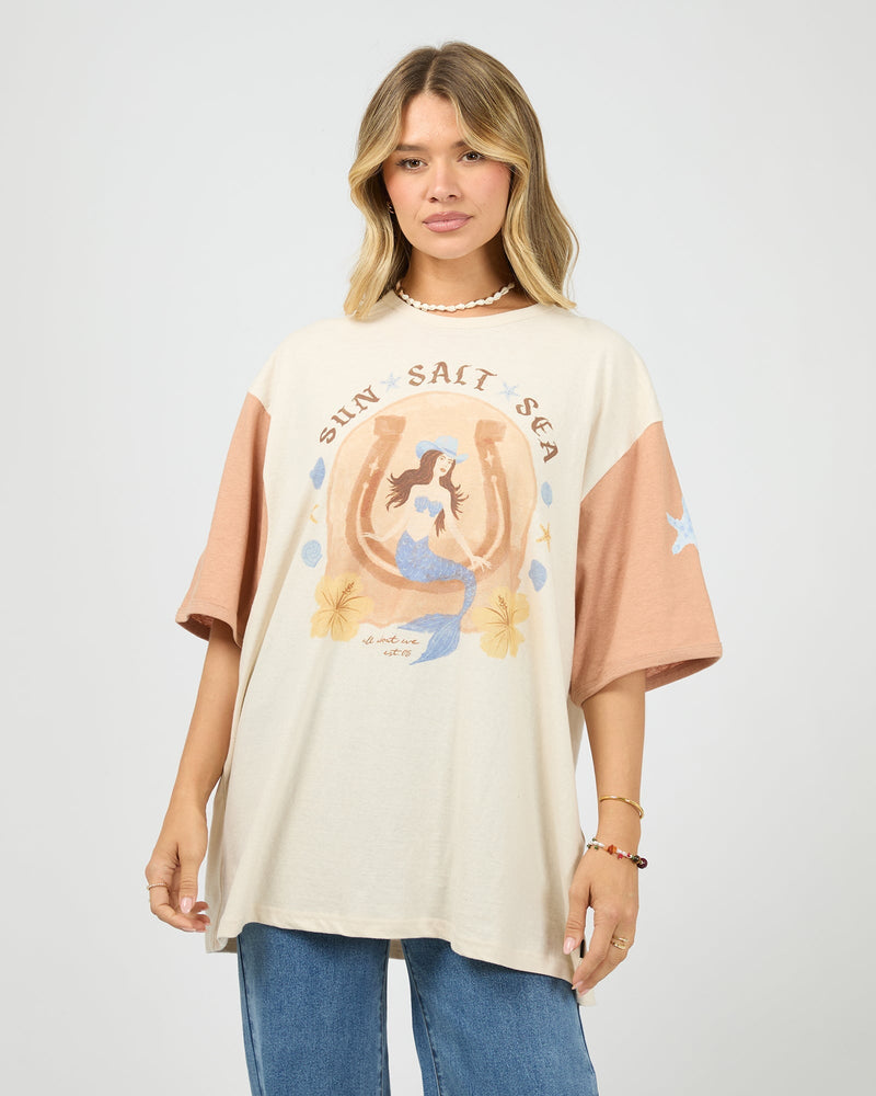 Sun Salt Sea Oversized Tee Tee All About Eve 