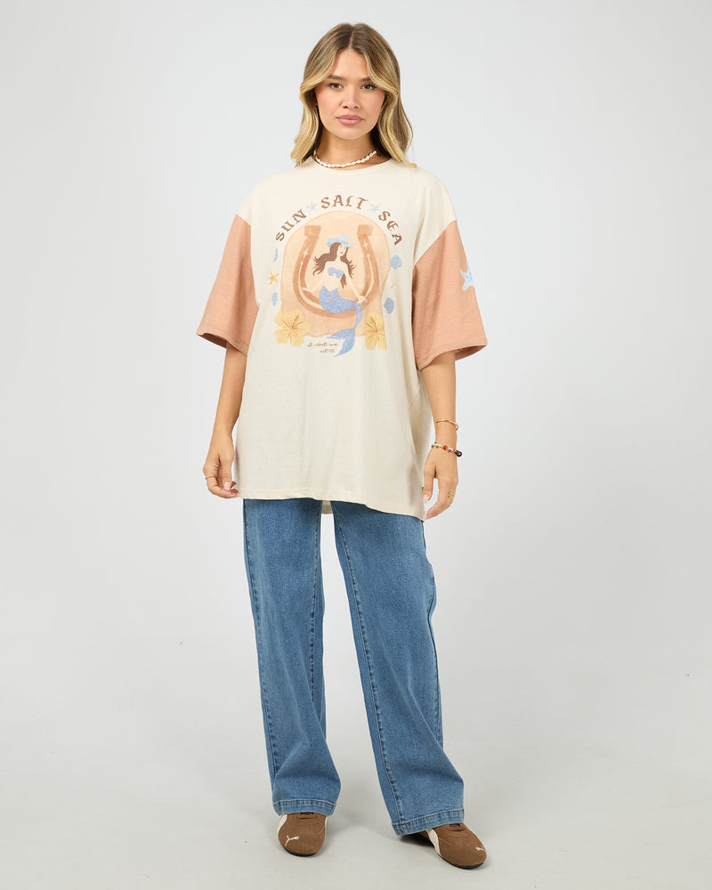 Sun Salt Sea Oversized Tee Tee All About Eve 