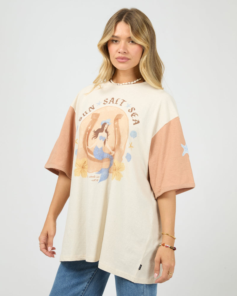 Sun Salt Sea Oversized Tee Tee All About Eve 