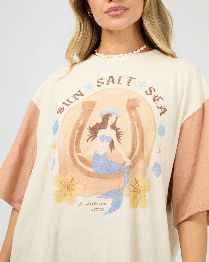 Sun Salt Sea Oversized Tee Tee All About Eve 