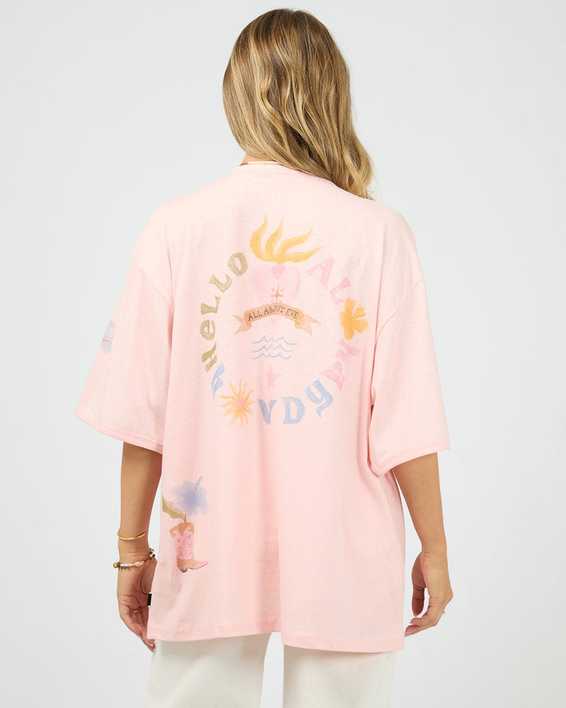 Aloha Howdy Oversized Tee Tee All About Eve 