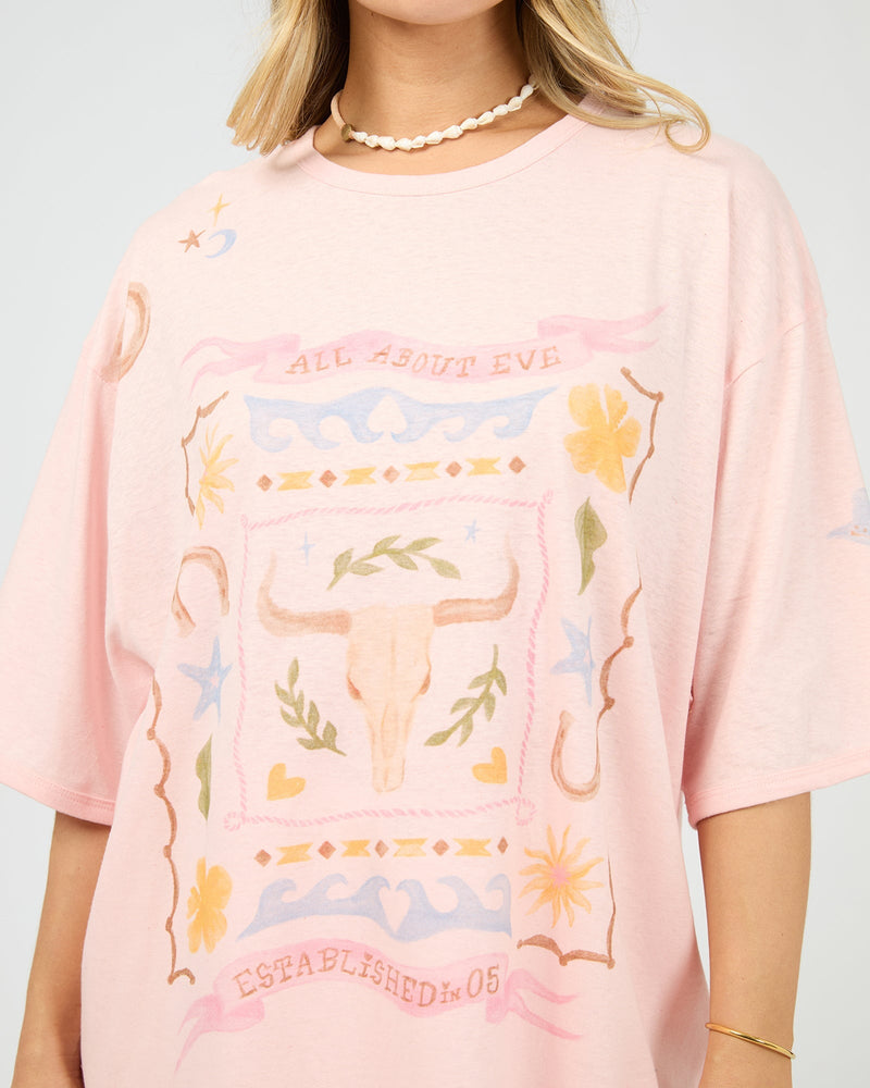 Aloha Howdy Oversized Tee Tee All About Eve 