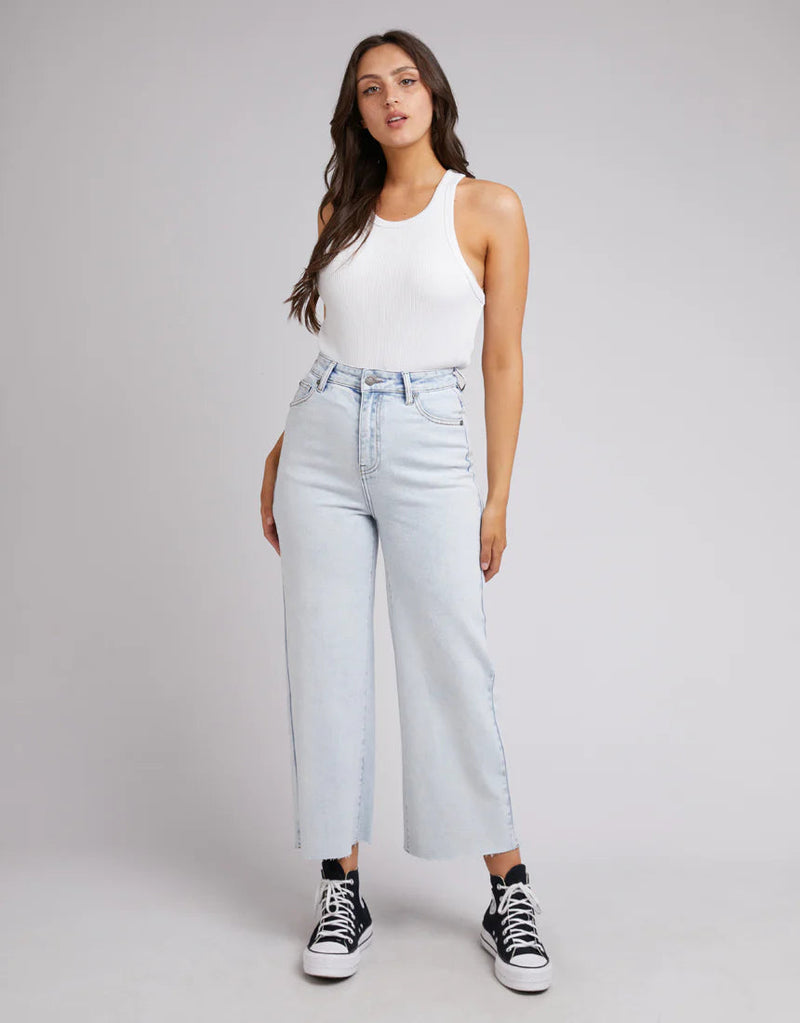 Charlie High Rise Wide Leg Jeans All About Eve 