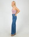 Washed Rib Lace Tank - Quartz Pink Tee All About Eve 