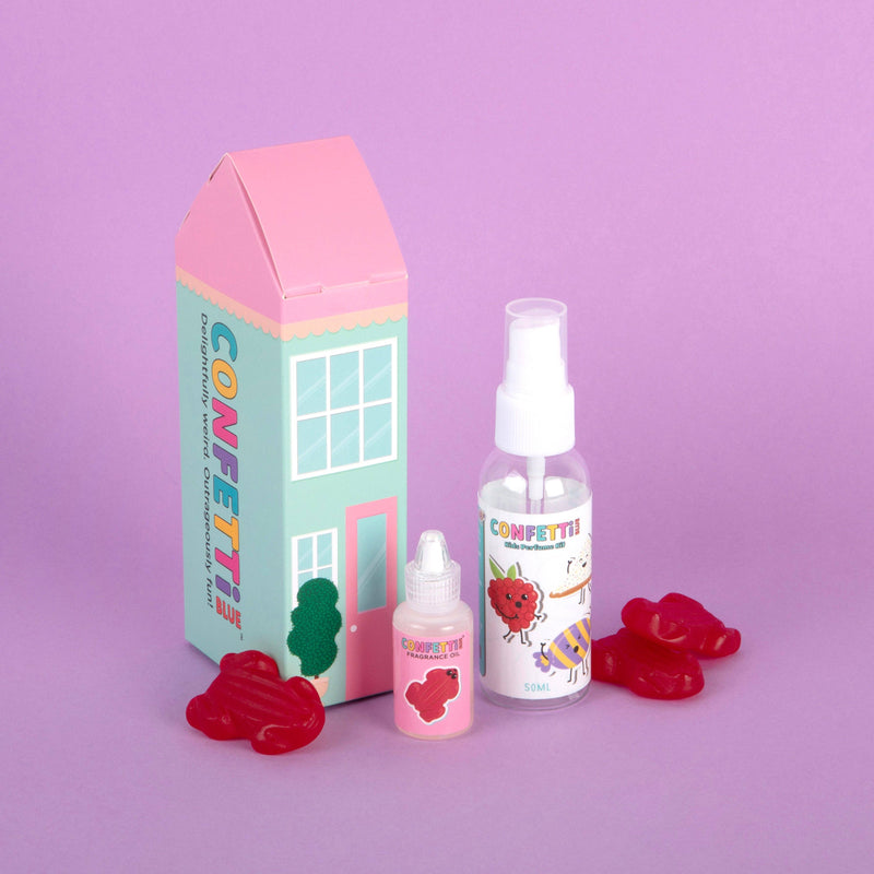 Red Frogs Mini Perfume Making Kit Confetti Blue 