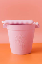 Palm beach bucket / pail: Pink Coast Kids 