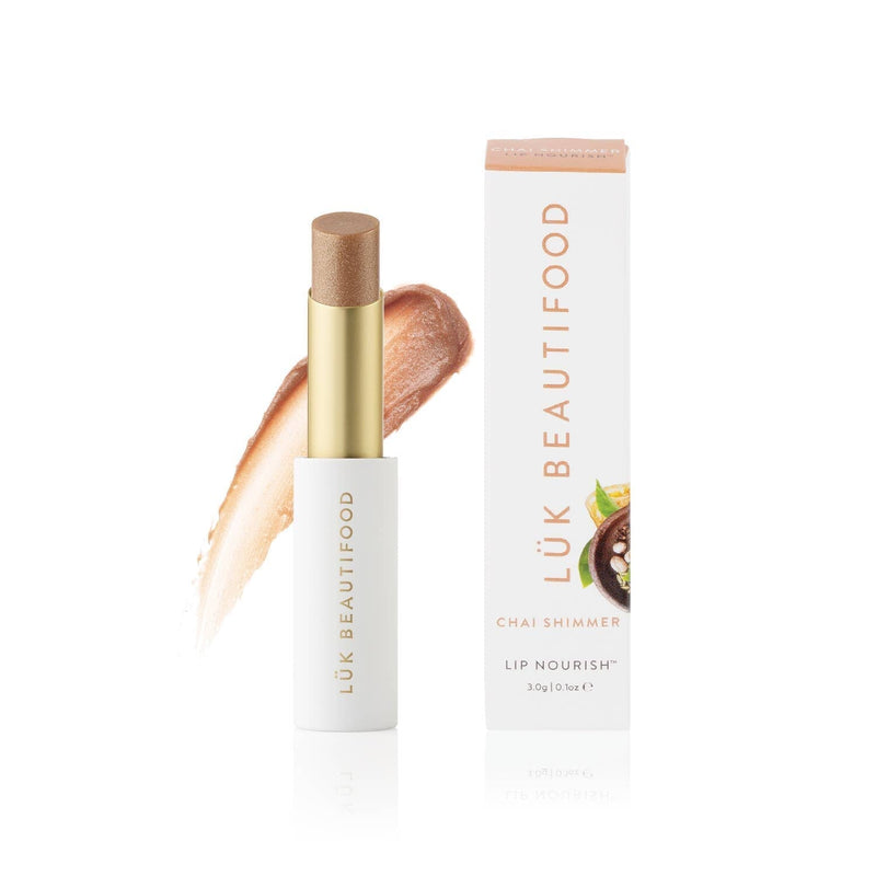 Lip Nourish Lipstick Lipstick LUK Beautifood Chai Shimmer 