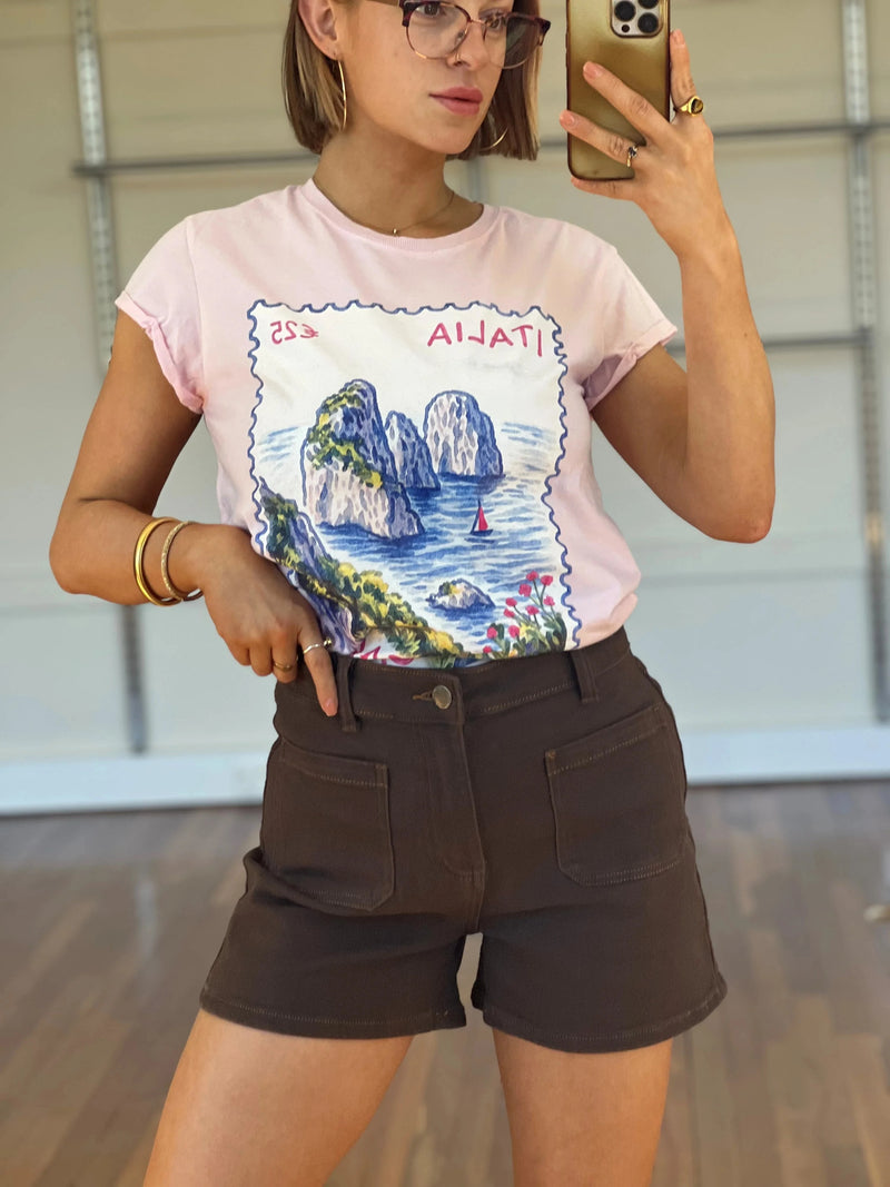 That 70's Short - Chocolate Shorts Country Denim 