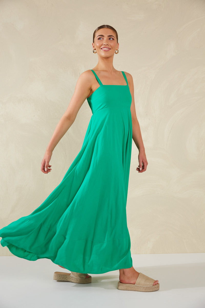 Sardinia Maxi - Verde Dress Haven 