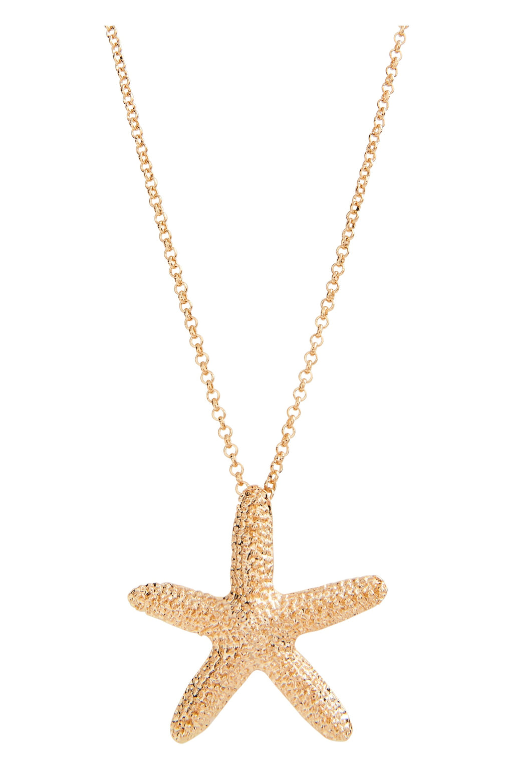 Palermo Necklace - Gold Starfish Accessories Haven 