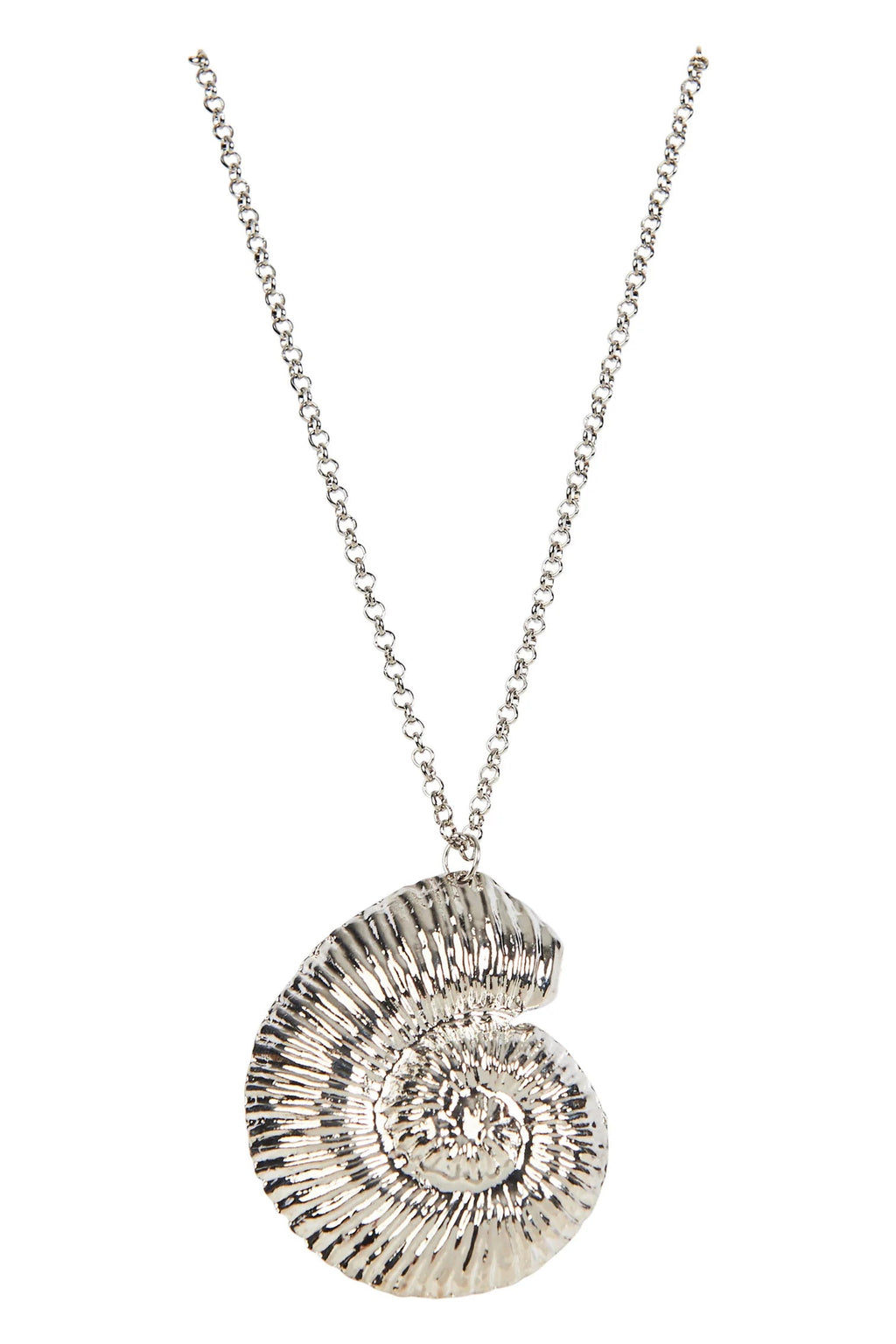 Palermo Necklace - Silver Seashell Accessories Haven 