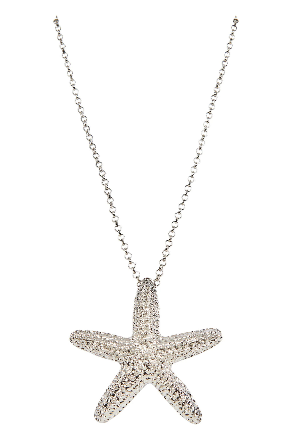 Palermo Necklace - Silver Starfish Accessories Haven 