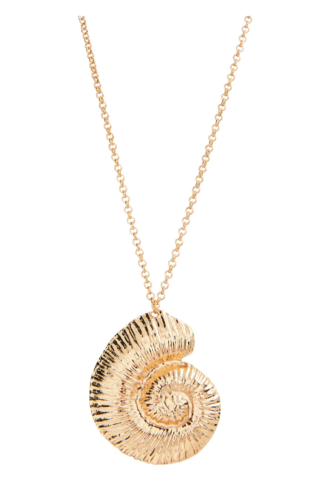 Palermo Necklace - Gold Seashell Accessories Haven 