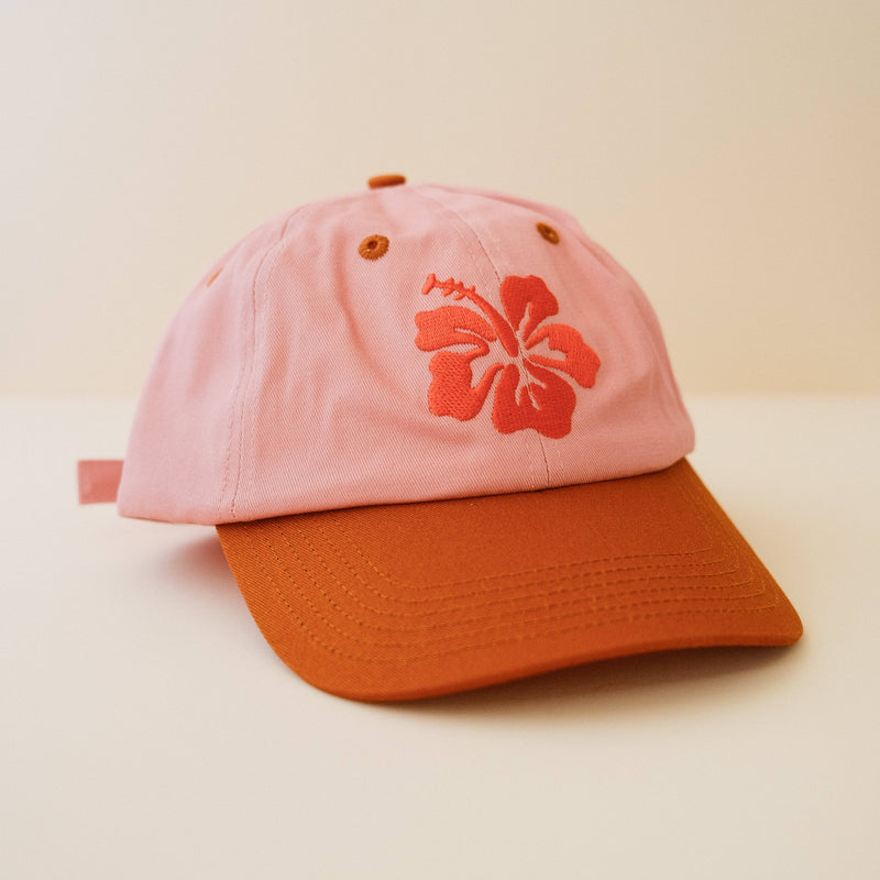 Hibiscus embroidered cap cai & jo 