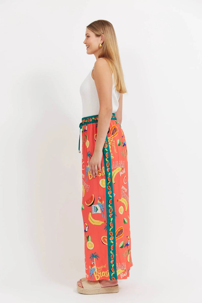 Cabana Pant - Brasil Coral Dress Haven 