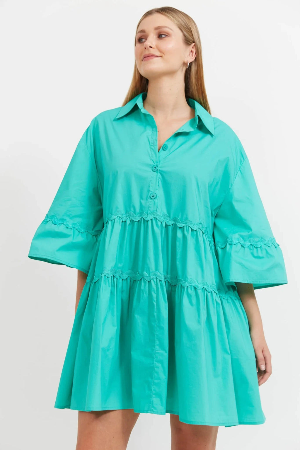 Brasilia Relaxed Dress - Mint Dress Haven 
