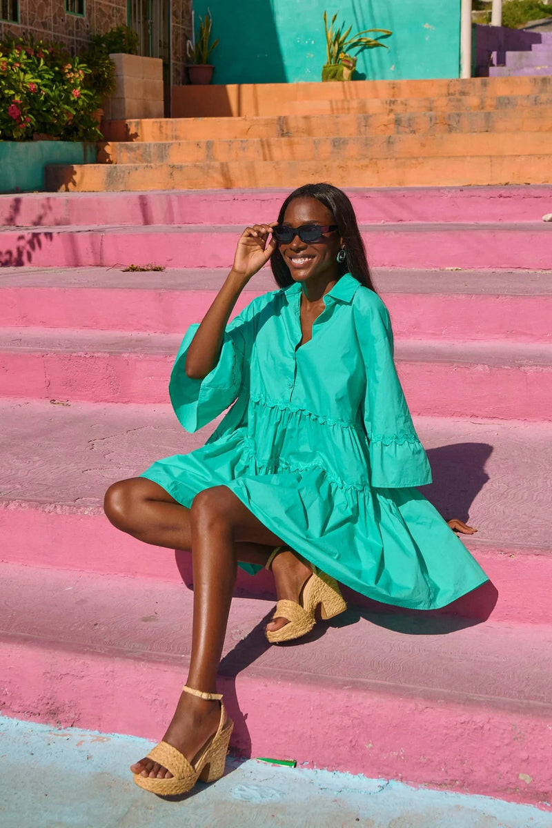 Brasilia Relaxed Dress - Mint Dress Haven 